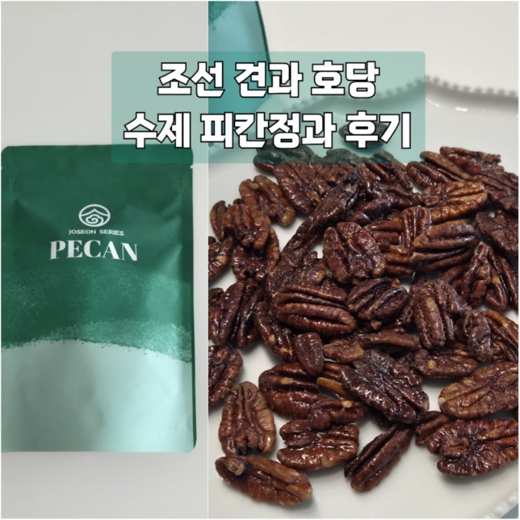  프리미엄 간식 조선 견과 호당 수제 피칸정과 후기