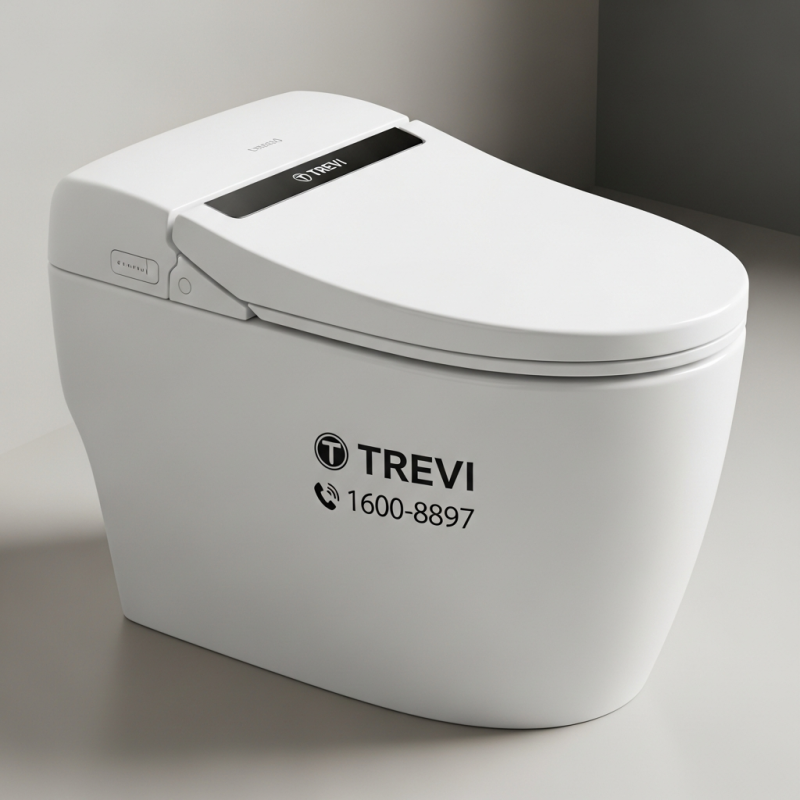 삶의 질 수직 상승! 트레비(TREVI) 신상 일체형 비데로 완성한 호텔식 욕실 인테리어