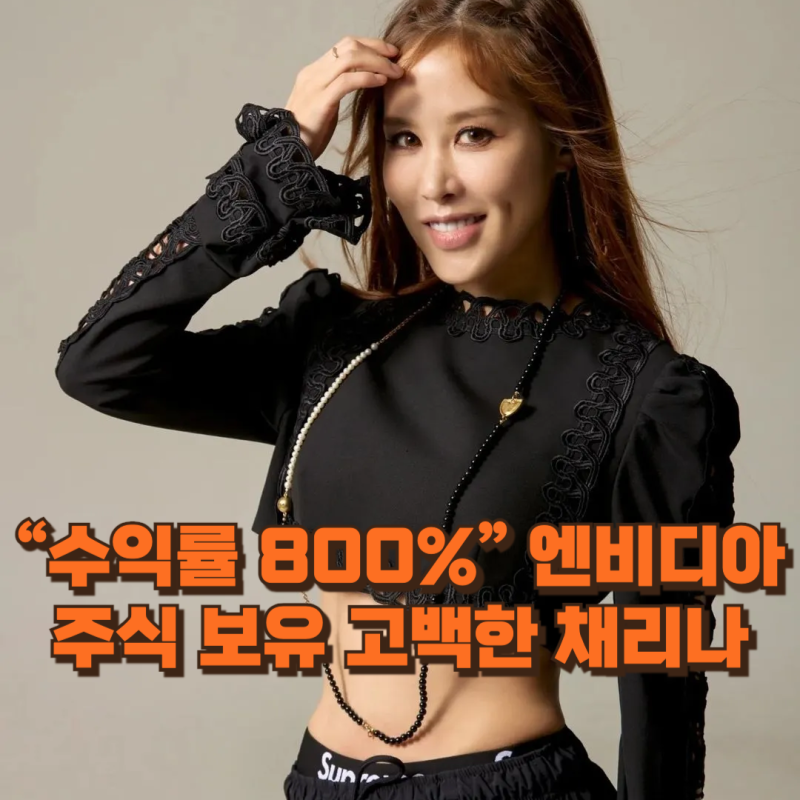 “수익률 800%” 엔비디아 주식 보유 고백한 채리나...연예인 재테크 성공담, 따라 해도 될까?