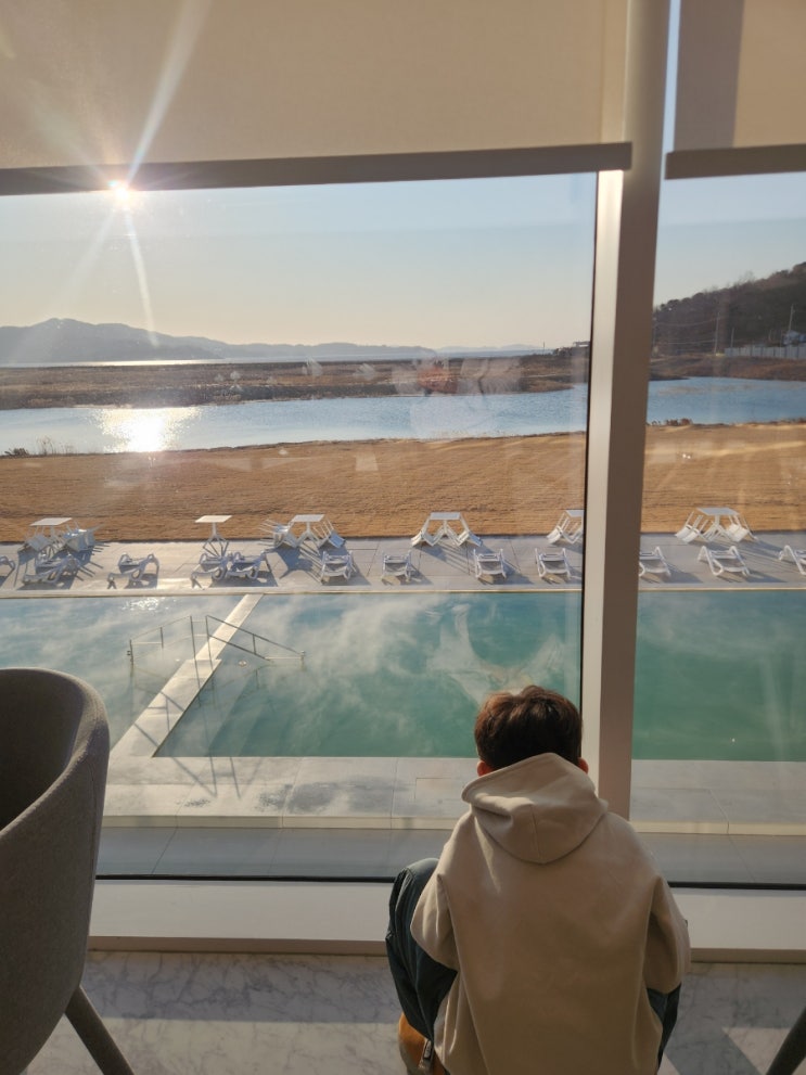  강화 유니아일랜드 더스파빌 CC 조식, 온천 가족탕 여행