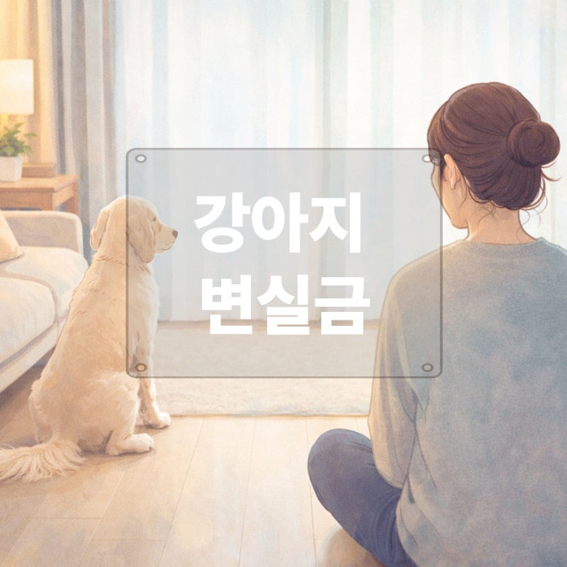 강아지 변실금 증상, 지켜봐도 되는 경우와 병원에 가야 하는 기준