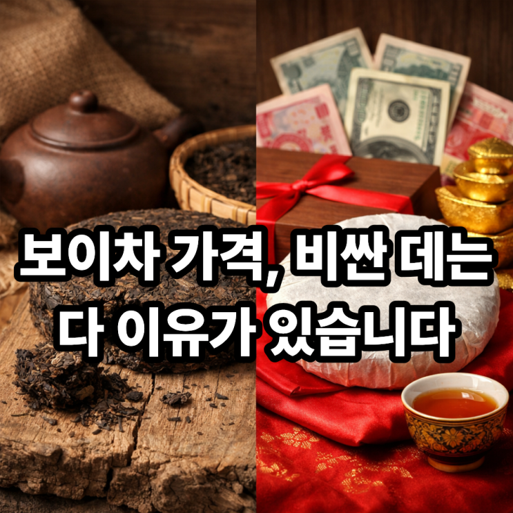   보이차 가격 차이가 큰 이유｜같은 보이차인데 왜 이렇게 다를까?