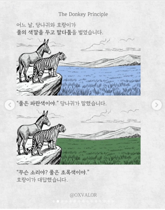  당나귀의 원칙 (The Donkey Principle)