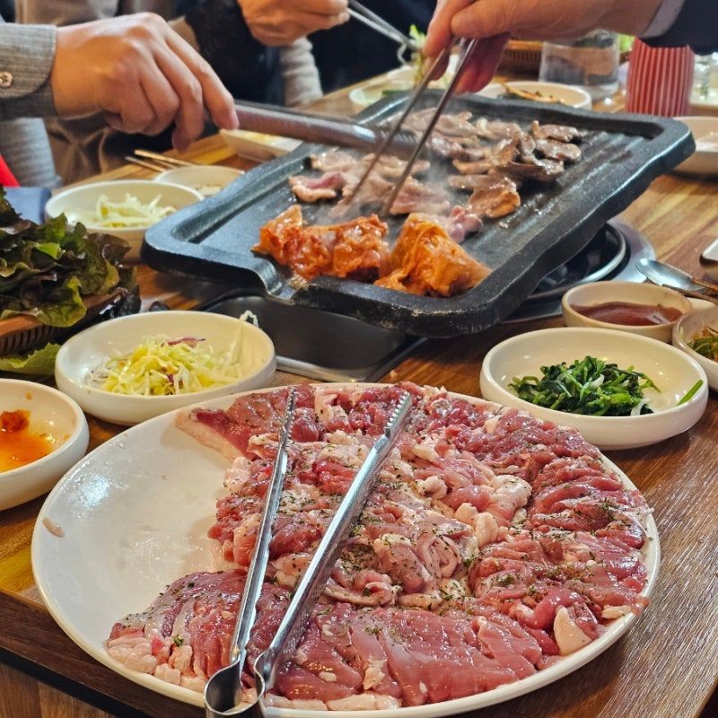 전남 화순 식물나라 오리고기 오리로스 맛집