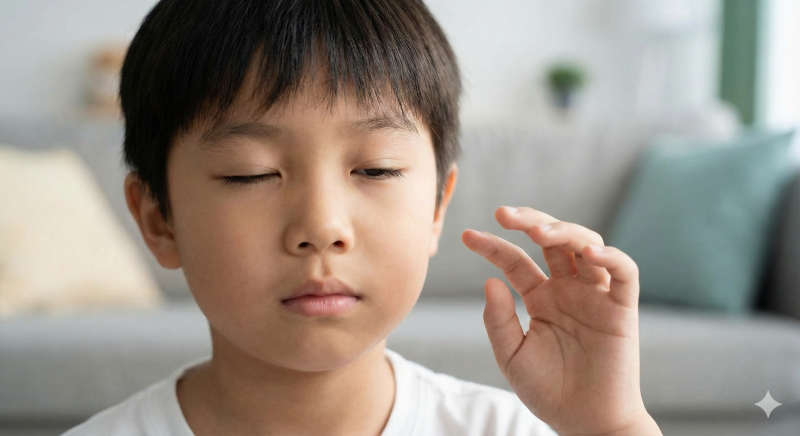아이가 눈을 깜빡이고 킁킁거려요, 혹시 틱(Tic)일까요? (증상, 원인, 한의원 치료법)