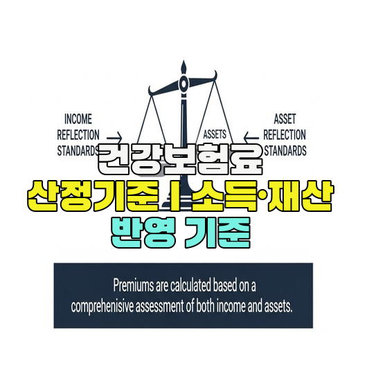  건강보험료 산정기준｜소득·재산 반영 기준