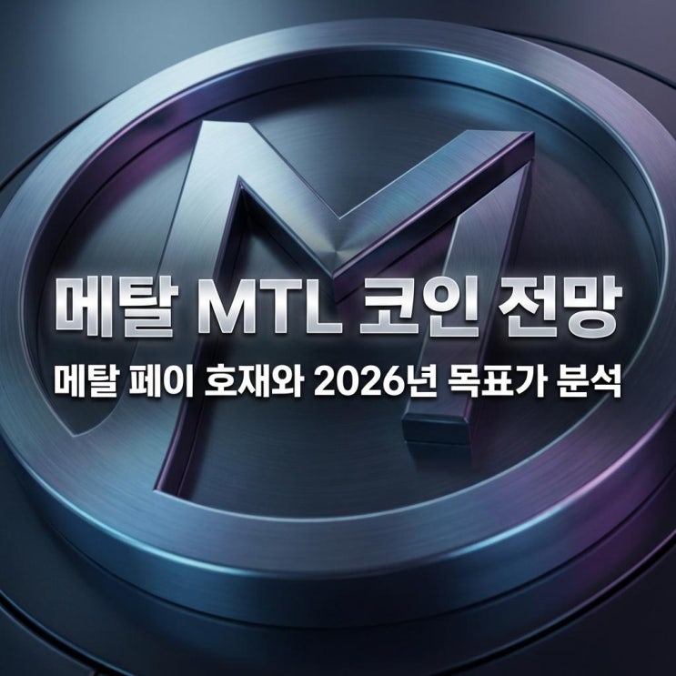  메탈 MTL 코인 전망 19% 급등! 메탈 페이 호재와 2026년 목표가 분석