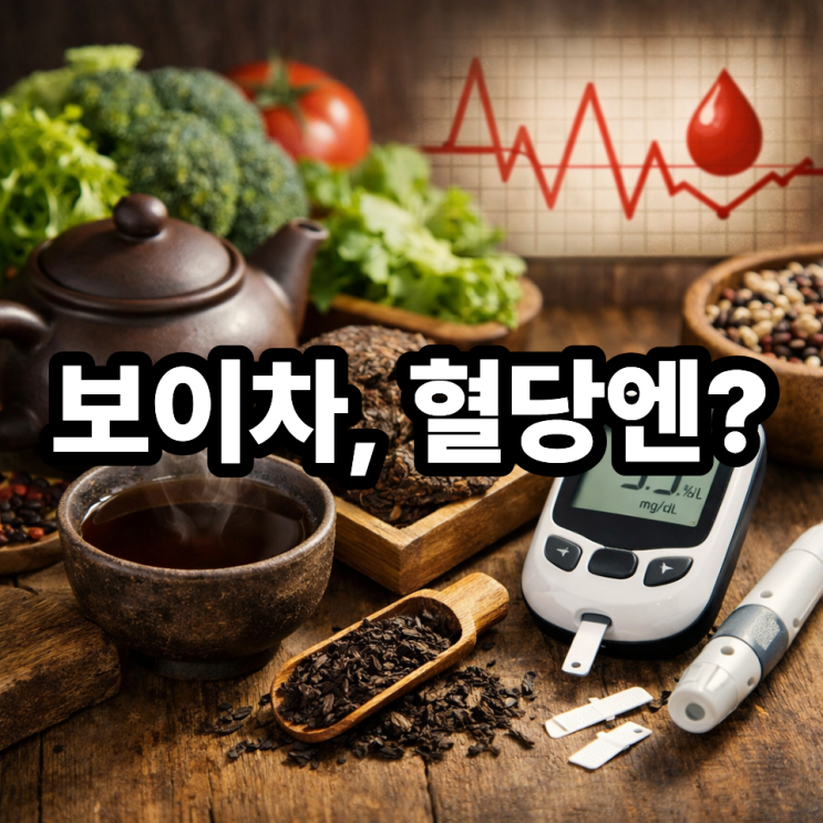   보이차 혈당 관리에 도움 될까?｜기대해도 되는 부분과 주의할 점