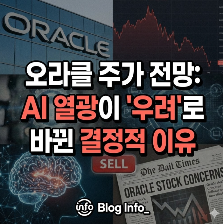  오라클 주가 전망: AI 열광이 '우려'로 바뀐 결정적 이유