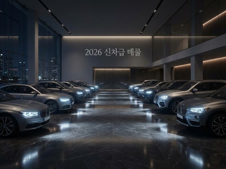  2026년식 신차급 중고차 매물 178대? 전액할부 전 꼭 확인하세요
