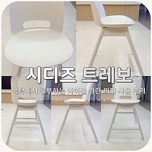 시디즈 트레보 | 식탁에서 공부하는 아이를 위한 의자 사용 후기