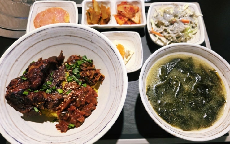  [양정동]살코기 가득한 뼈구이를 가성비 좋은 점심특선으로 맛볼 수 있는 부산시청 점심맛집 '동백본가 부산시청점'