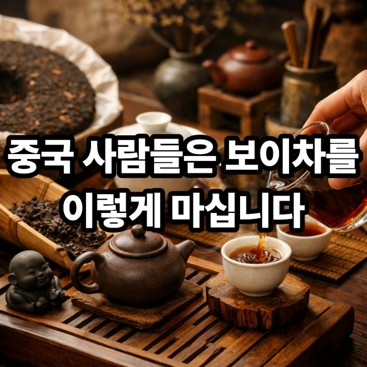   보이차 문화, 중국에서 마시는 방식｜차 한 잔에 담긴 생활의 지혜