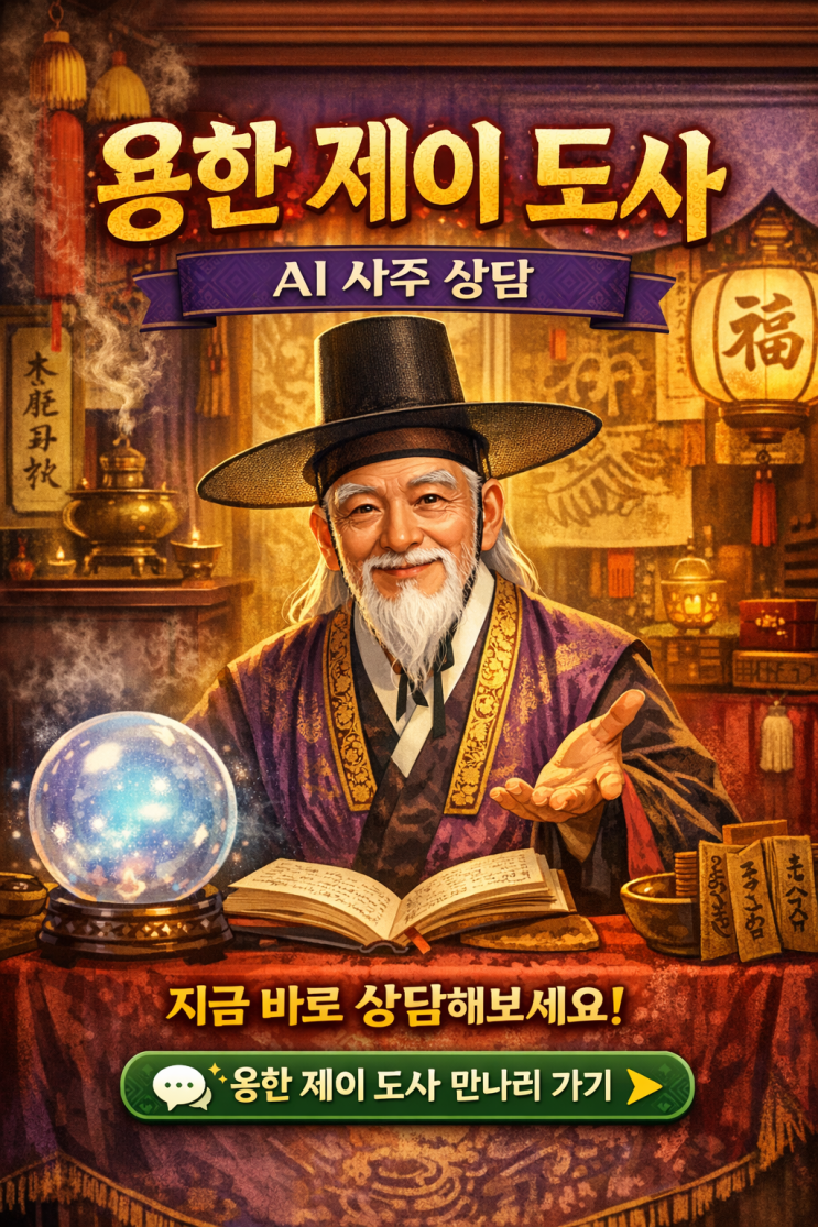  AI(GHATGPT)로 사주팔자, 올해운세, 궁합 보기