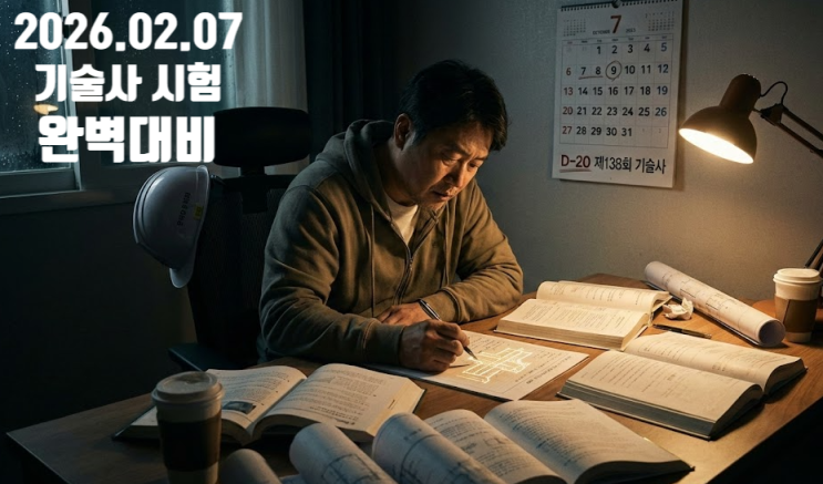  [필살기] 제138회 기술사 D-20, 채점관의 5초를 훔치는 '도해' 합격 전략 (ft. 차별화)