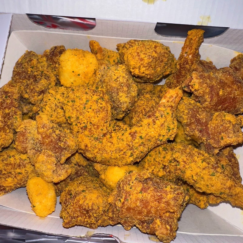 [공덕/닭강정] 뿌링클 닭강정 맛집 포장후기_천년닭강정 마포공덕점