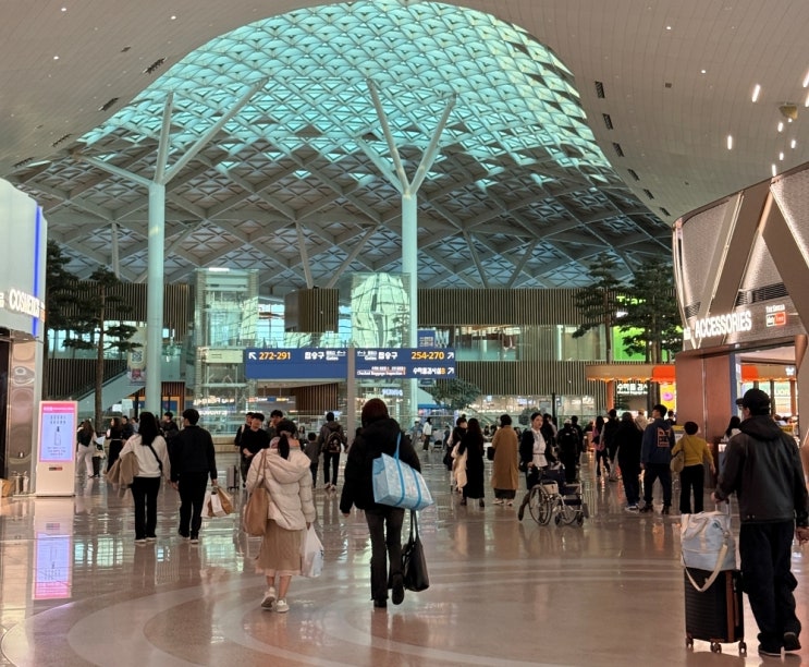  인천공항 2터미널 라운지 대한항공 프레스티지 라운지 동편 가든 이용 후기 예약 위치 마일리지