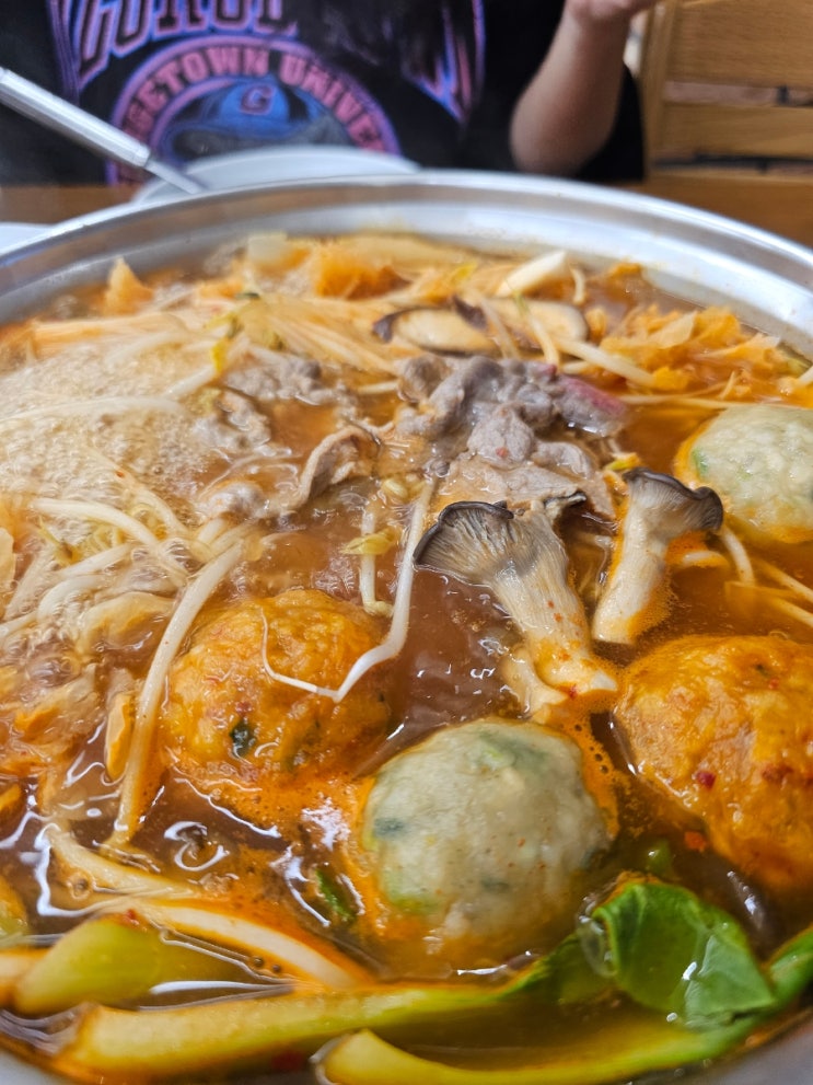  본오동 먹자골목 맛집 안산 샤브샤브 가족모임 손수만두