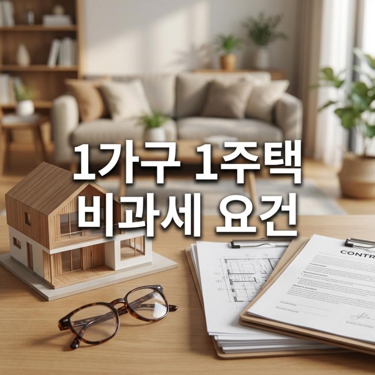  1가구 1주택 비과세 요건 양도소득세 계산기와 일시적 2주택 면제 혜택 총정리