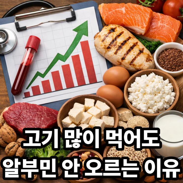   알부민과 고단백 식사의 상관관계｜많이 먹을수록 오를까?