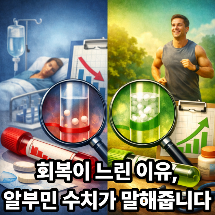   알부민 수치로 보는 회복 속도 차이｜같은 치료, 왜 회복은 다를까?