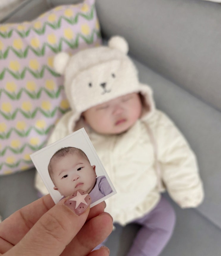  수원 망포역 사진관 타오스튜디오 4개월 아기 여권사진 내돈내산 후기