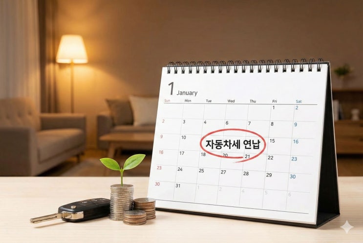  자동차세 연납, 위택스 신청 방법만 알면 1월이 편해집니다