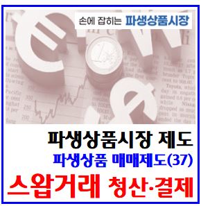  파생상품 매매제도(37) (feat. 스왑거래 청산결제) : 이자율, 외환, IRS, 신용부도, 거래확인, 채무부담등록, 변공고정금리, 프리미엄, 반대거래, 권리행사포기, 포지션
