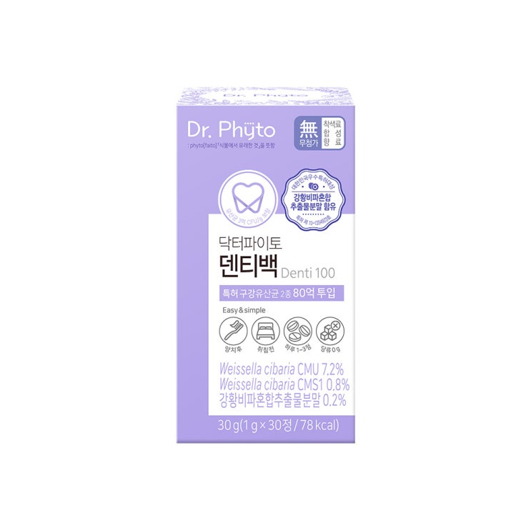  [새해맞이 이벤트] 닥터파이토 덴티백 구강유산균 사용 후기 - 효과와 경험 정리