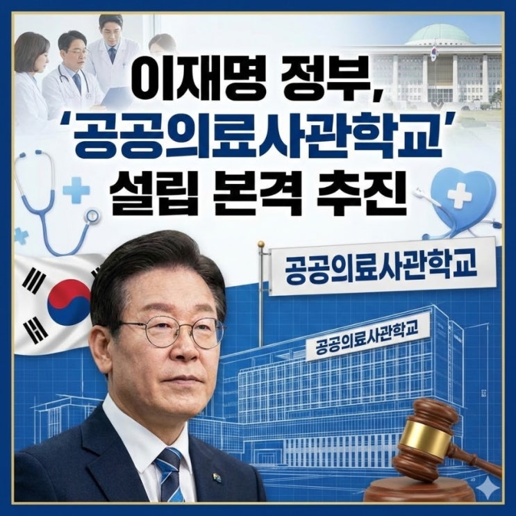<b>이재명</b> 정부, ‘<b>공공의료</b>사관학교’ 설립 본격 추진