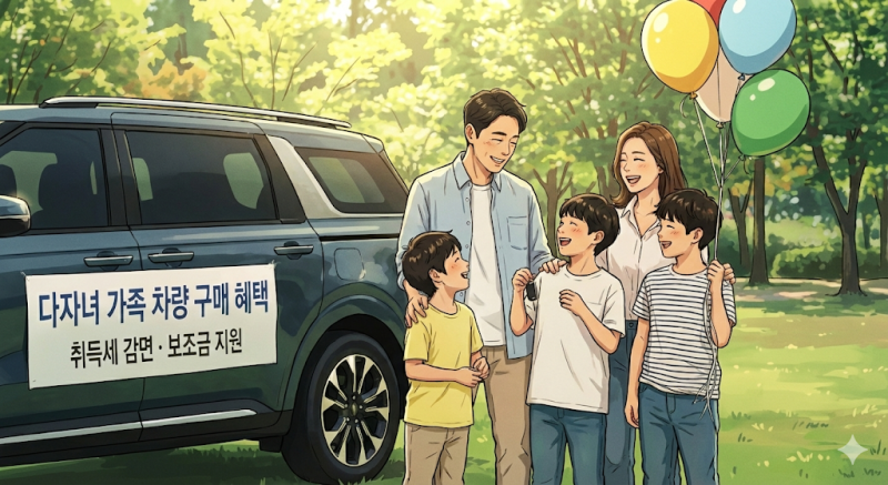 다자녀 차량 구매 혜택