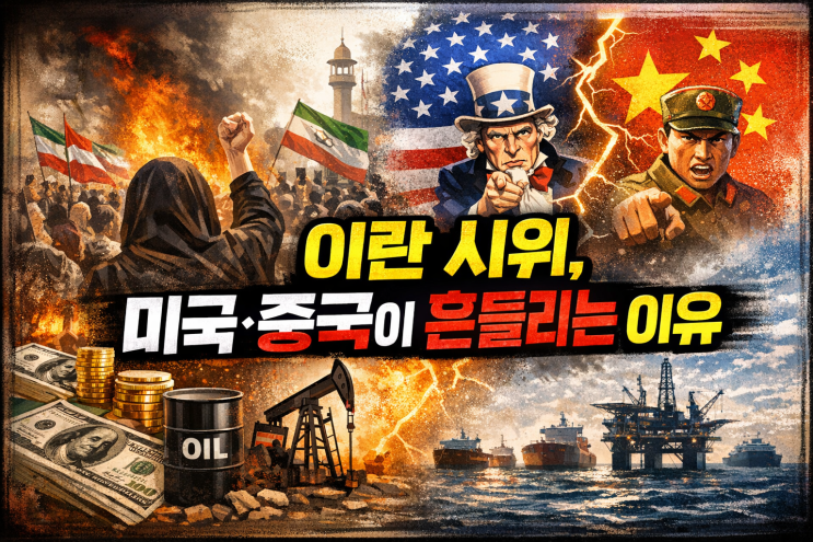  이란 시위.. '경제난'이 점화하고 전세계가 흔들린다.