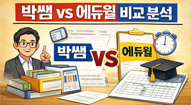 박쌤 전산회계1급 vs 에듀윌 후기 — 전산회계 자격증 준비 비교 l 합격 꿀팁