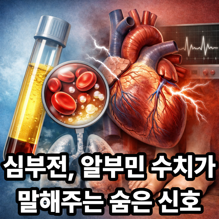   알부민과 심부전, 어떤 관련이 있을까?｜혈액 수치가 알려주는 심장 신호