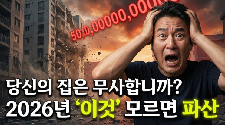  2026년 부동산 경매 역대 최다, 50조 대출 폭탄 터진다