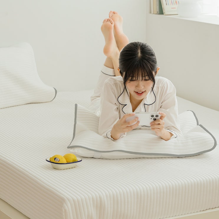  바자르 스테디 뱀부 누빔 일체형 매트리스커버 SS 사용 후기 - 40% 할인 혜택