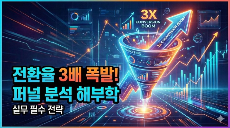  [마케터] 전환율 3배 높인 퍼널 분석 전략 | 실무자들이 반드시 알아야 할 퍼널 해부학