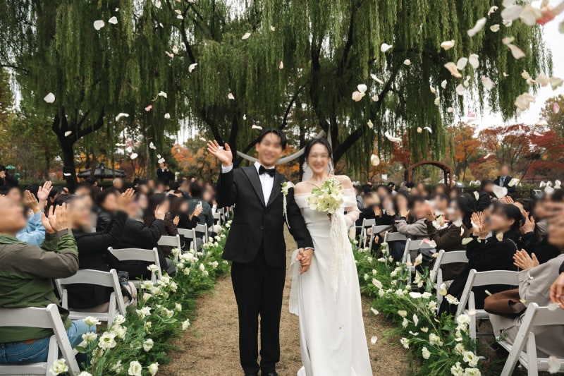 ˚˙대문자P²결혼하기˙˚ 0₂- 11월의 용산가족공원 결혼식 : 본식 편 (+셀프웨딩, +꿀팁, +2025 NE....