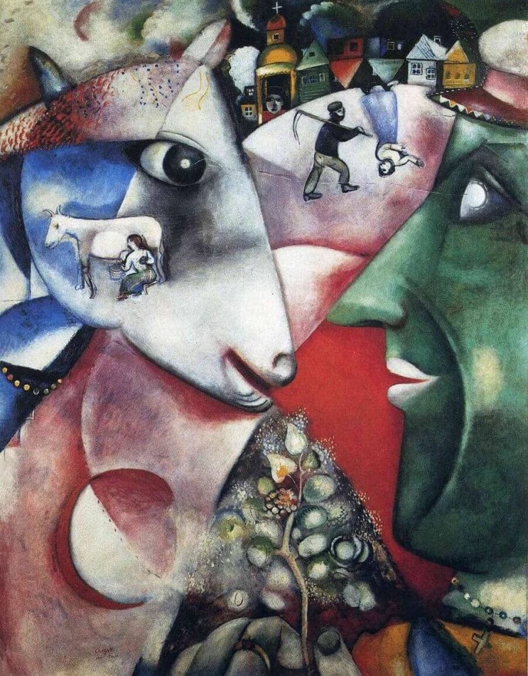  『샤갈의 마을에 내리는 눈』 - 김춘수 / 바르르 떤다. 샤갈과 삼월의 눈 안에서.