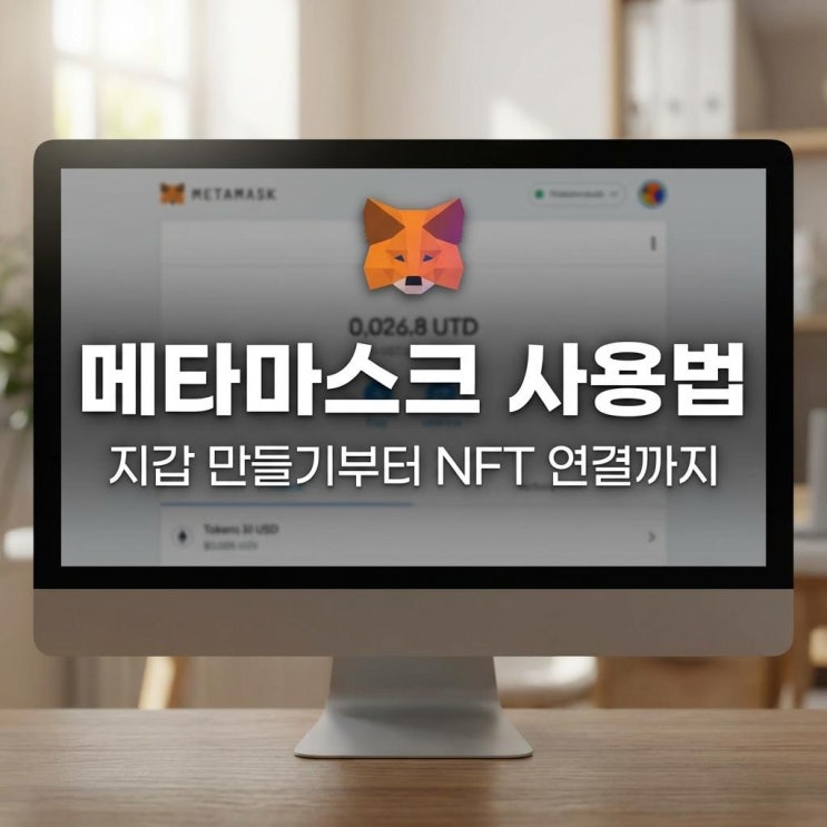  메타마스크 사용법 지갑 만들기부터 NFT 연결까지 (시드구문 해킹 방지 필수)