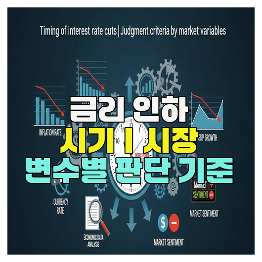  금리 인하 시기｜시장 변수별 판단 기준