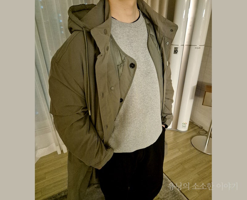 자라 맨즈 / 남자 야상 추천! 탈부착 투인원 파카 구매후기!