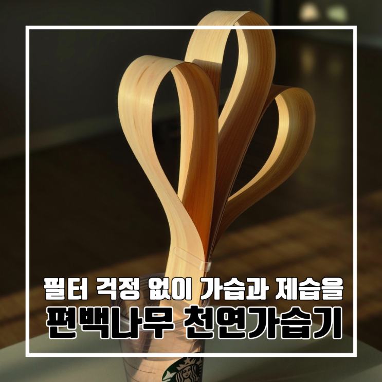 필터 걱정 Zero! 자연기화식가습기 편백나무 DIY 천연가습기로 사계절 쾌적하게! l Woodplus 우드플러스