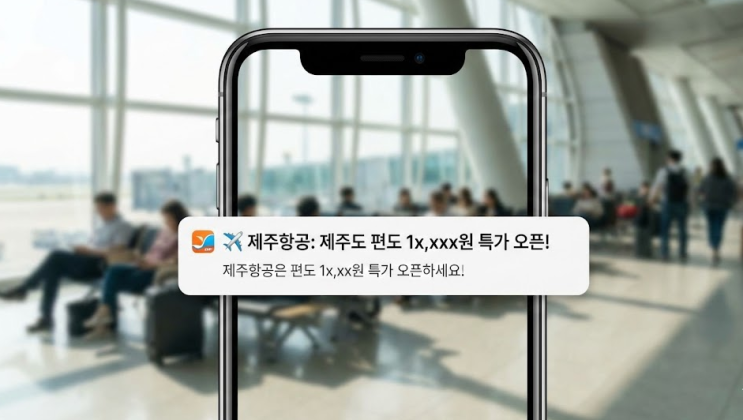  겨울방학 제주도 항공권 1만 원대 실화? 특가 낚아채는 실시간 예약 꿀팁 5