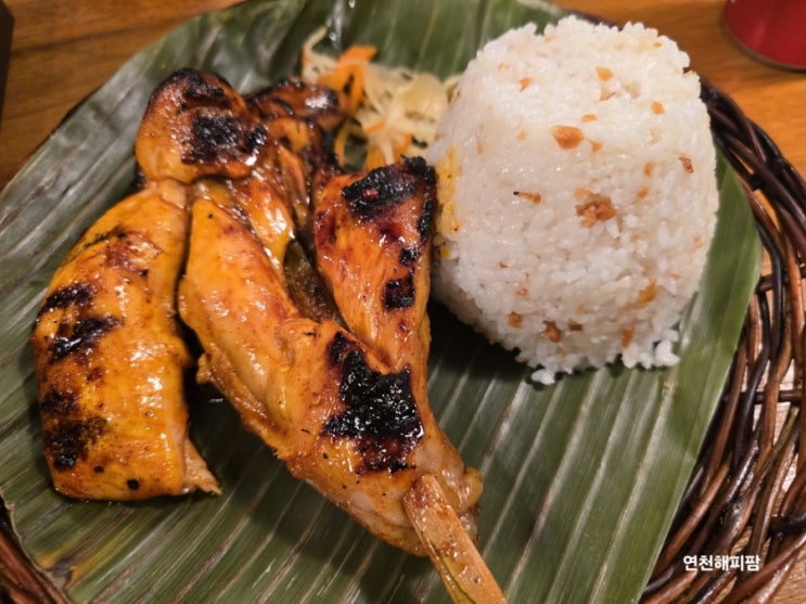  보라카이 디몰 맛집 아일랜드 치킨 이나살 삼겹살 꼬치