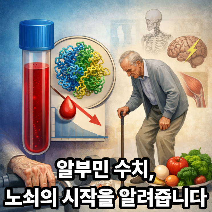   알부민과 노쇠 증후군의 관계｜노년 건강을 가르는 결정적 연결고리