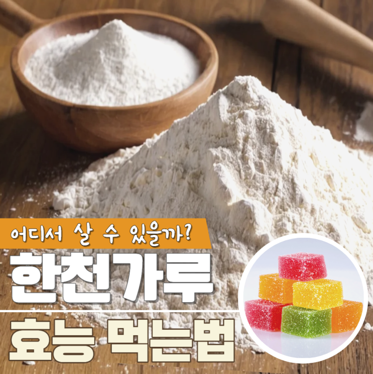  한천가루 효능 파는곳 성분 젤리 만들기