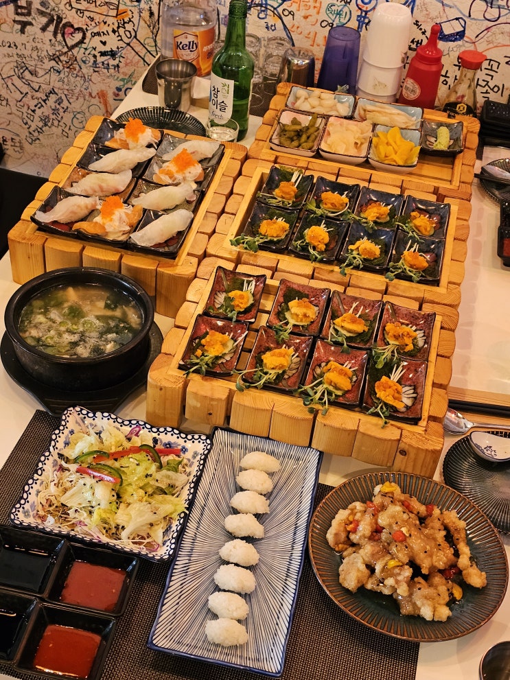  제주 제원술집 장똘뱅이오마카세 제주공항점 우니한상 초밥 맛집 추천