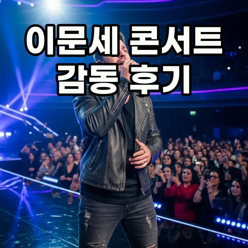 이문세 콘서트 후기, 명곡과 함께 대전부터 부산까지!