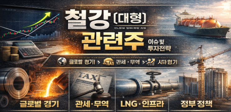  철강(대형) 관련주(테마주)에 대해